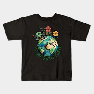 Home Sweet Earth Kids T-Shirt